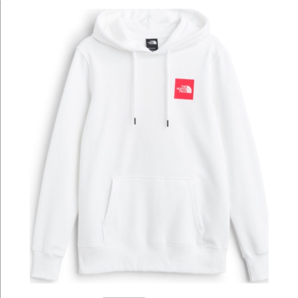 NWT The North Face Box Pullover Hoodie White New L - Picture 3 of 5